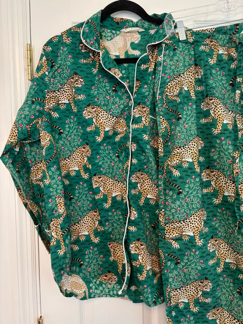 Printfresh Bagheera Leopard Print 100% Cotton Pajama Set Size Large - Picture 7 of 13
